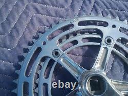 Shimano Dura Ace pédalier 1ère génération plateaux 52/39 très poli 170mm