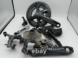 Shimano Ultegra 6800 Groupe de freins à jante mécaniques 170 50/34 Faible kilométrage