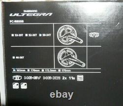 Shimano Ultegra Fc-r8000 Cran Set Hollowtech II 165mm 50x34t 2f77