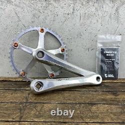 Sugino Alp Crank Set Vintage 144 Bcd Track Fixie Single 42t New Wolf Tooth Bolts