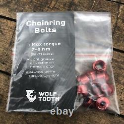 Sugino Old School Bmx Cran Set 70s Mighty S Crown 171 Wolf Dent Red Bolts
