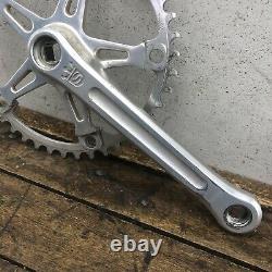 Sugino Old School Bmx Cran Set 70s Mighty S Crown 171 Wolf Dent Red Bolts