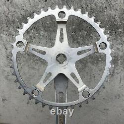 Sugino Old School Bmx Cran Set 70s Mighty S Crown 171 Wolf Dent Red Bolts
