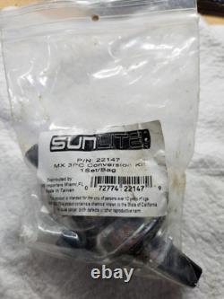 Vieux BMX Sugino GT Pédalier 170 mm avec Boîtier de Pédalier Sunlite Noir