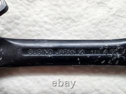 Vieux BMX Sugino GT Pédalier 170 mm avec Boîtier de Pédalier Sunlite Noir