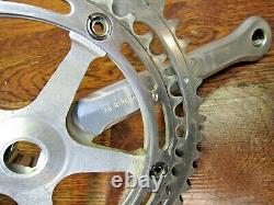 Vintage Campagnolo Super Record 170l 52/42t Flûted Crane Set & Omas Italien Bb